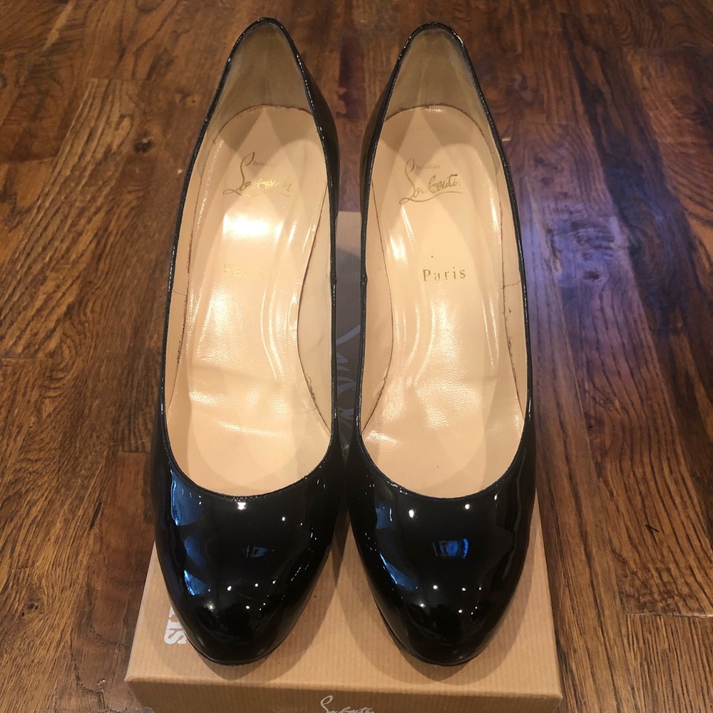 Christian Louboutin Simple Pump70black patent calf